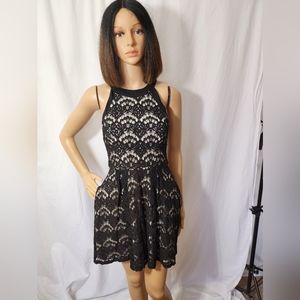 SPEECHLESS FLIRTY LACE DRESS